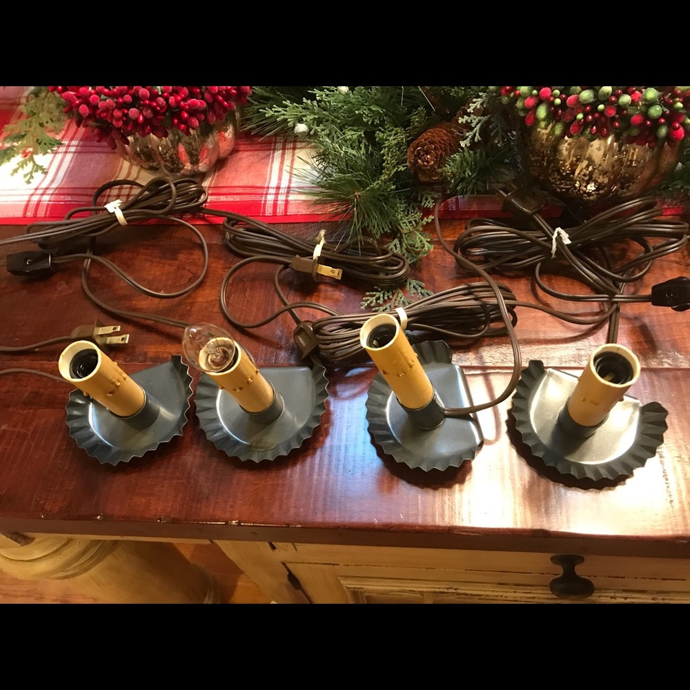 Metal electric windowsill lights